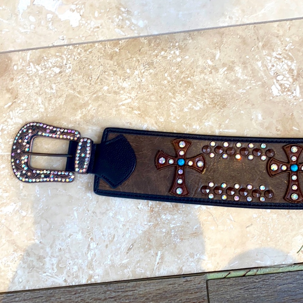 Rhinestone belt